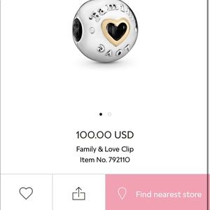 Family - Love Pandora Charm Clip